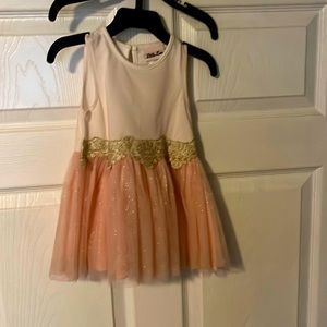 Dress by Little Lass, size 18 months, silver sparkles